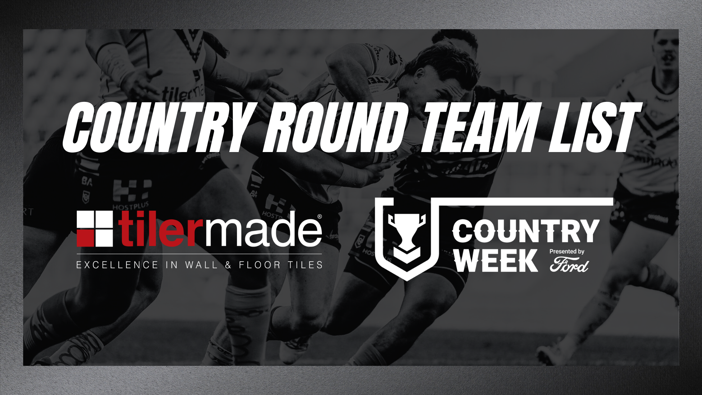 Round Roster Country Round Team List – Souths Logan Magpies