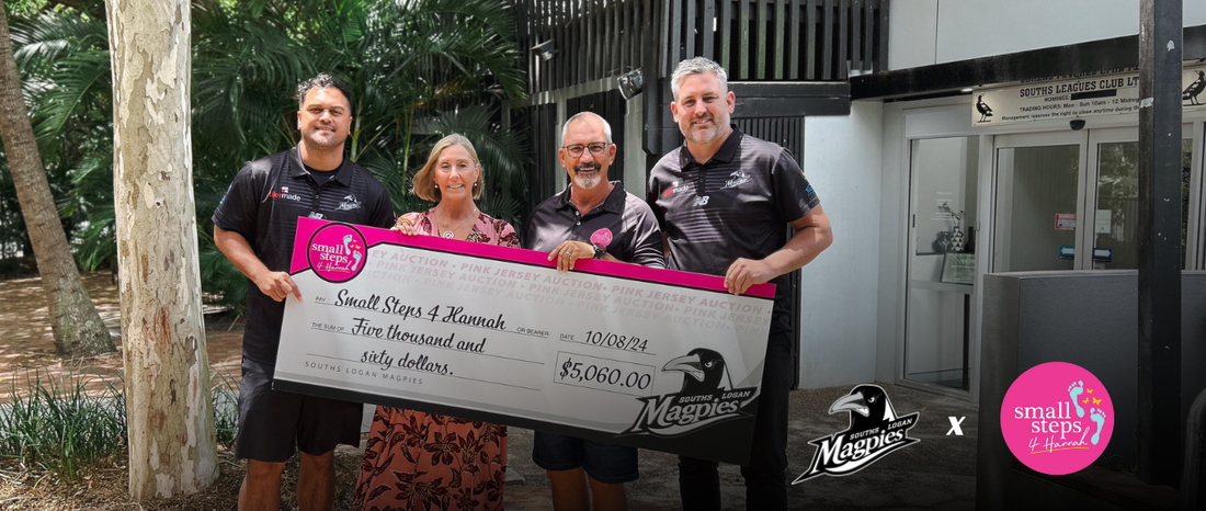 Pink Jersey Initiative Raises $5,060 for Small Steps 4 Hannah